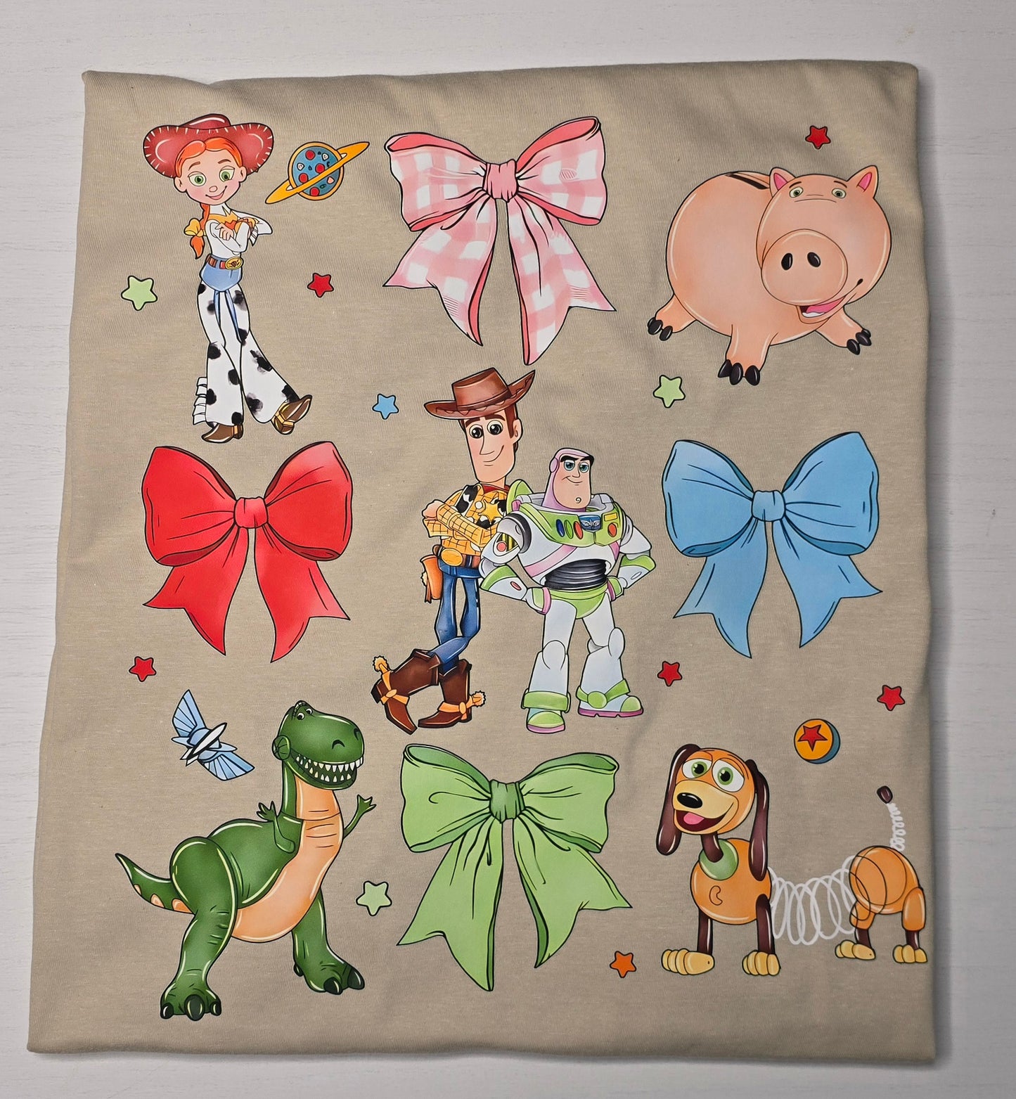 Girl's Toy Story Bow Tee