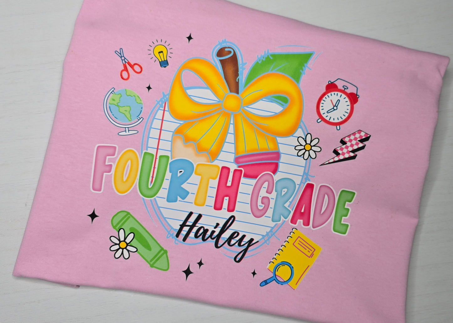 Girl's Pink Grade Tee