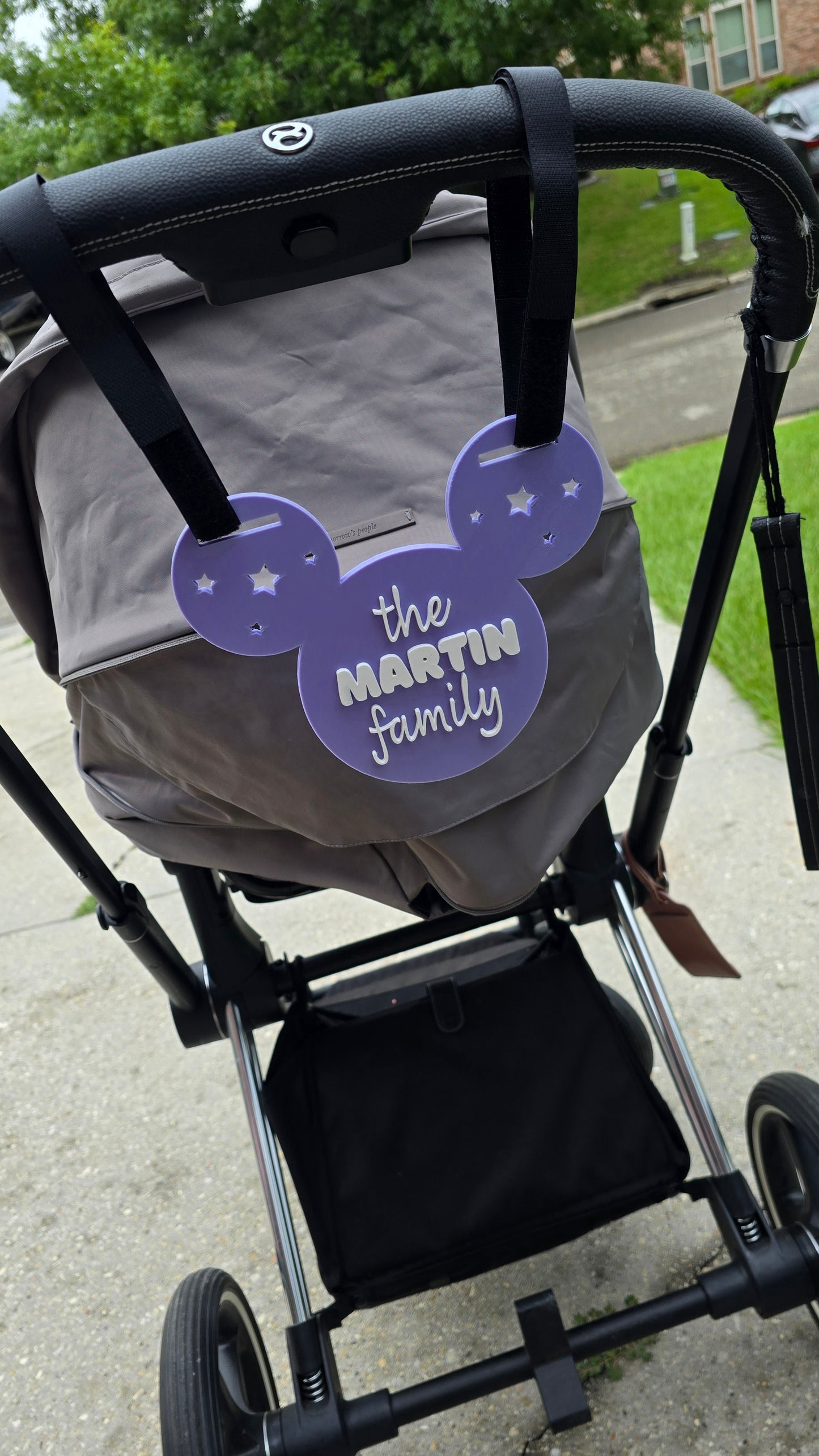 Disney Stroller Name Plate