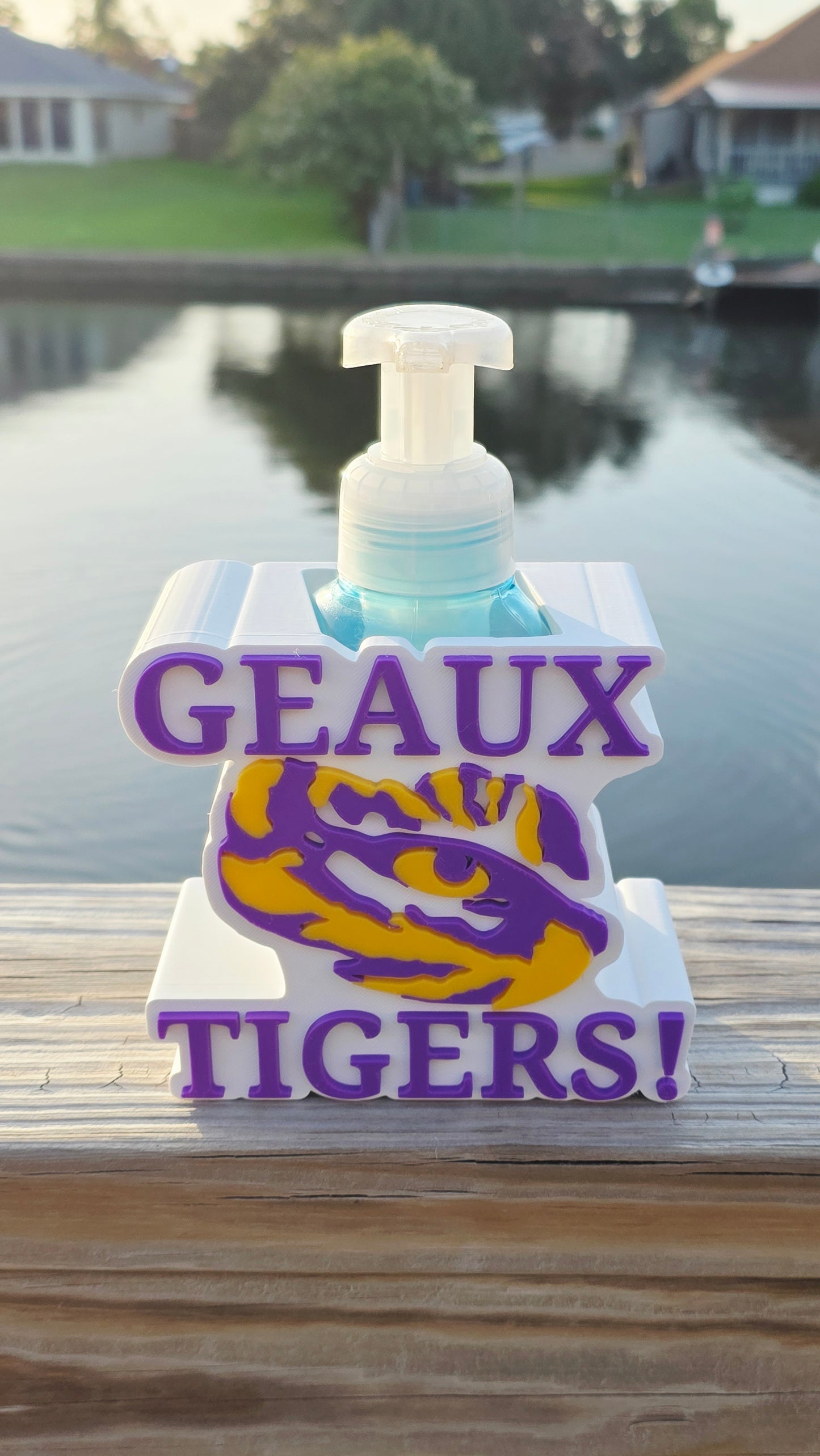 LSU Soap Holder