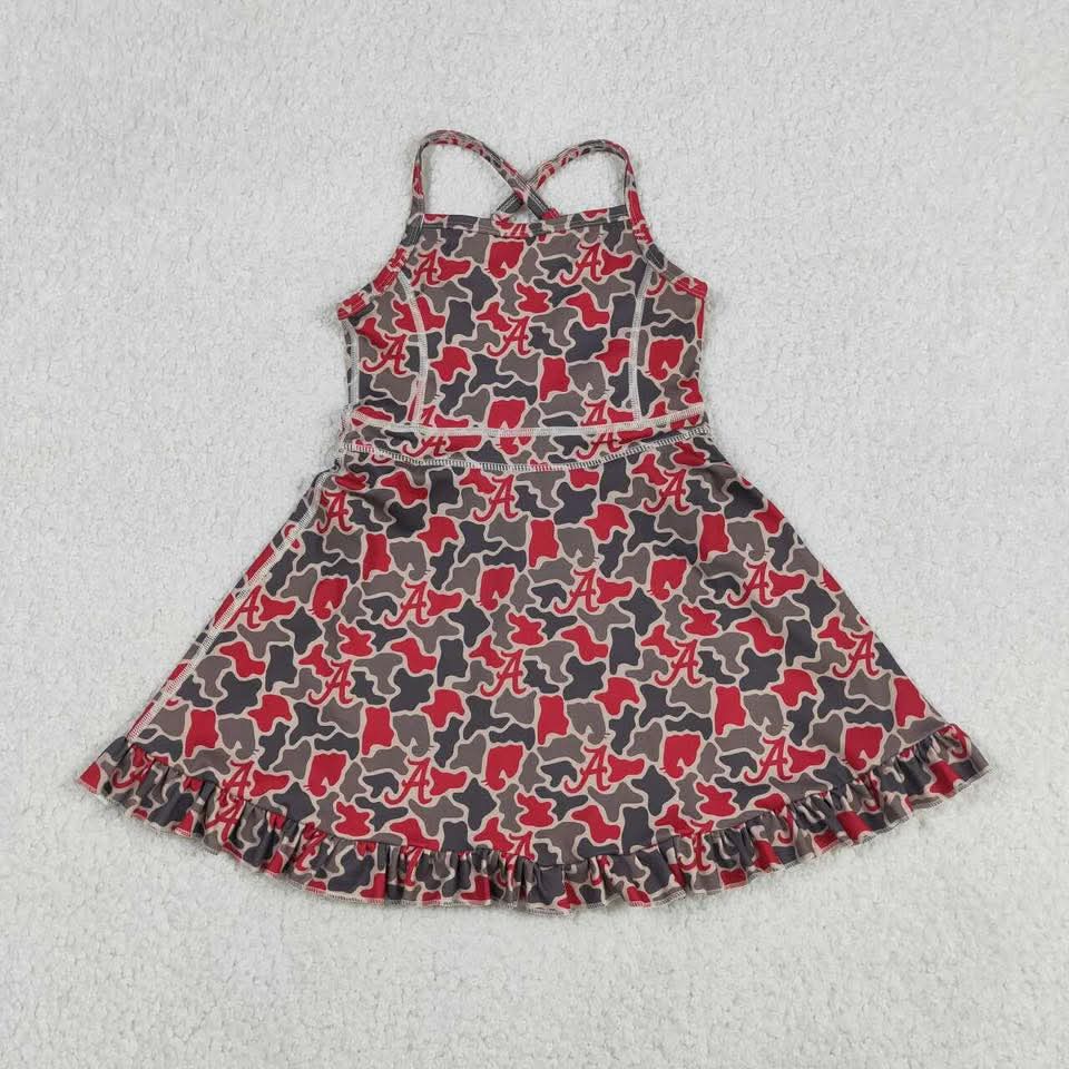 Girl's Football Team Athletic Dresses