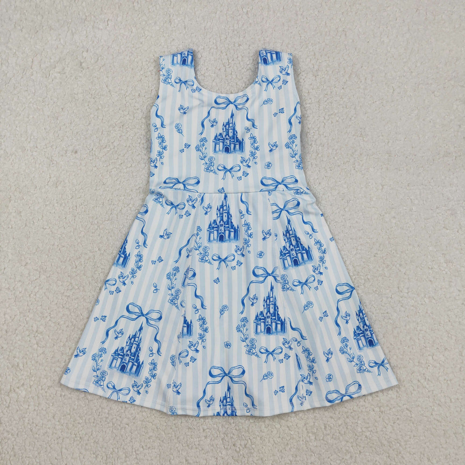 Girl's Athletic Patterned Dresses