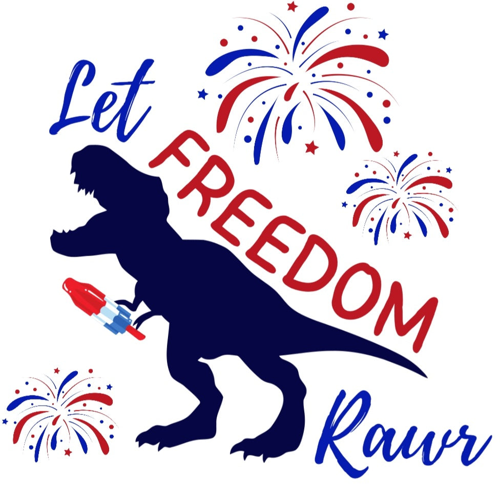 Let Freedom Rawr Boy's Tee