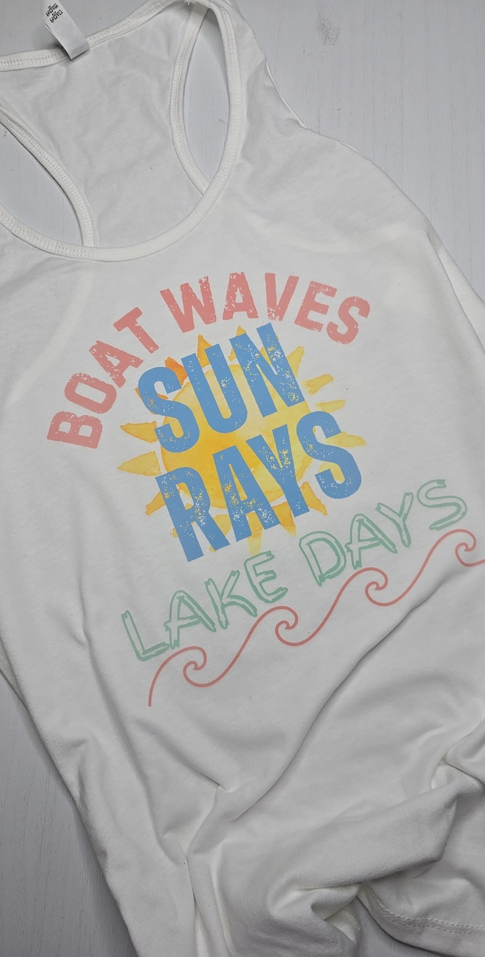 Boat waves, Sun Rays & Lake Days