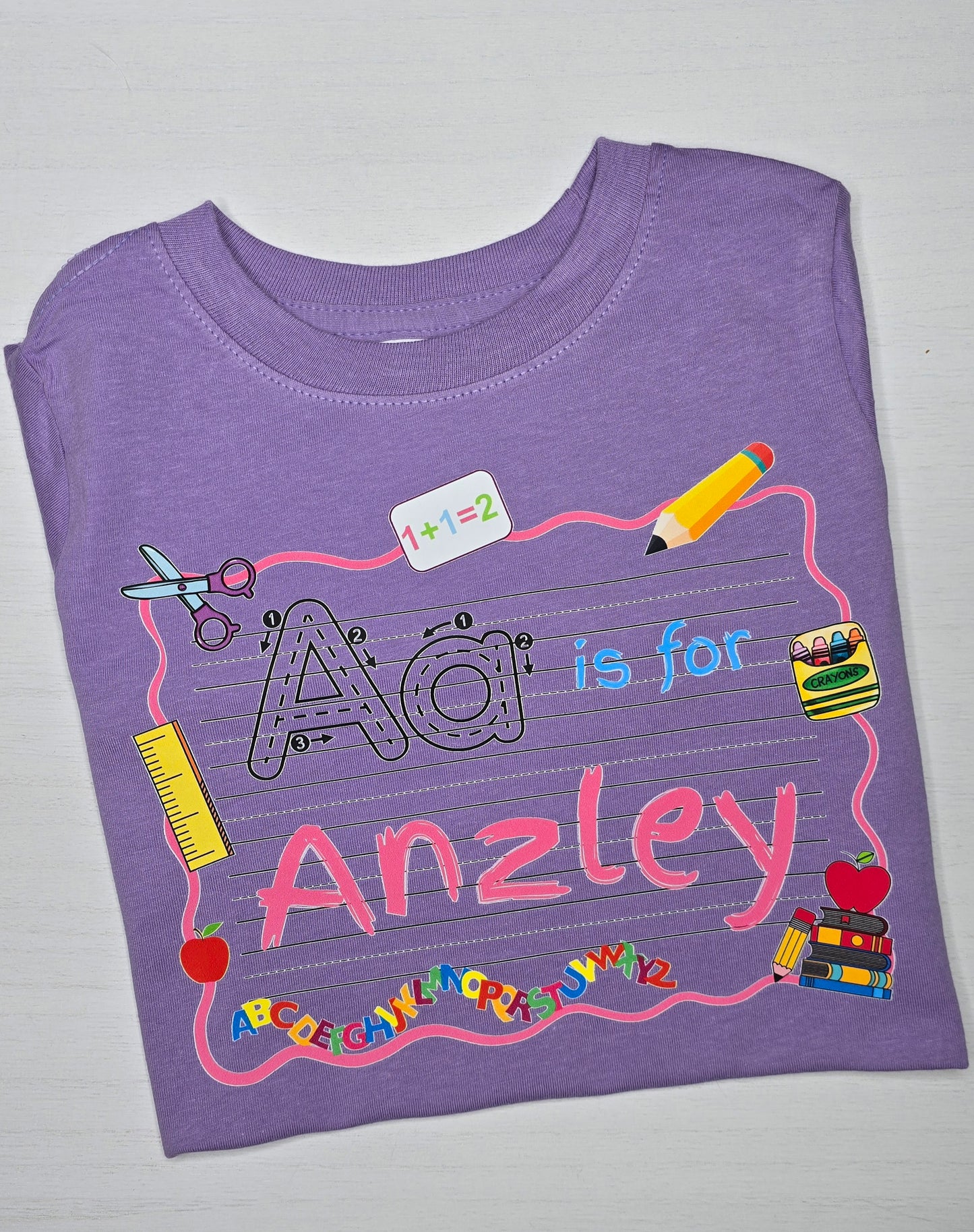 Alphabet Grade Tee
