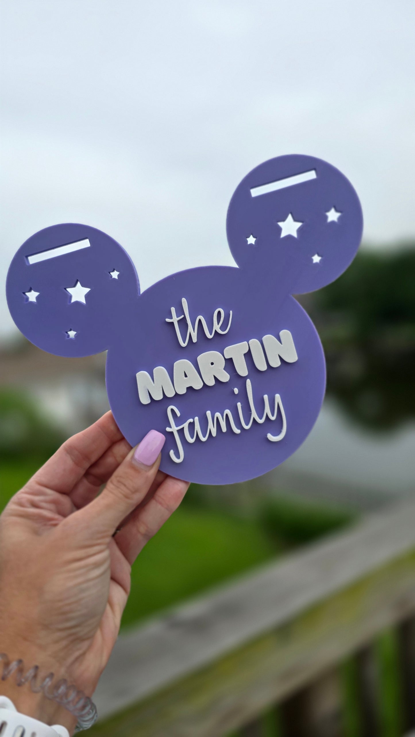 Disney Stroller Name Plate