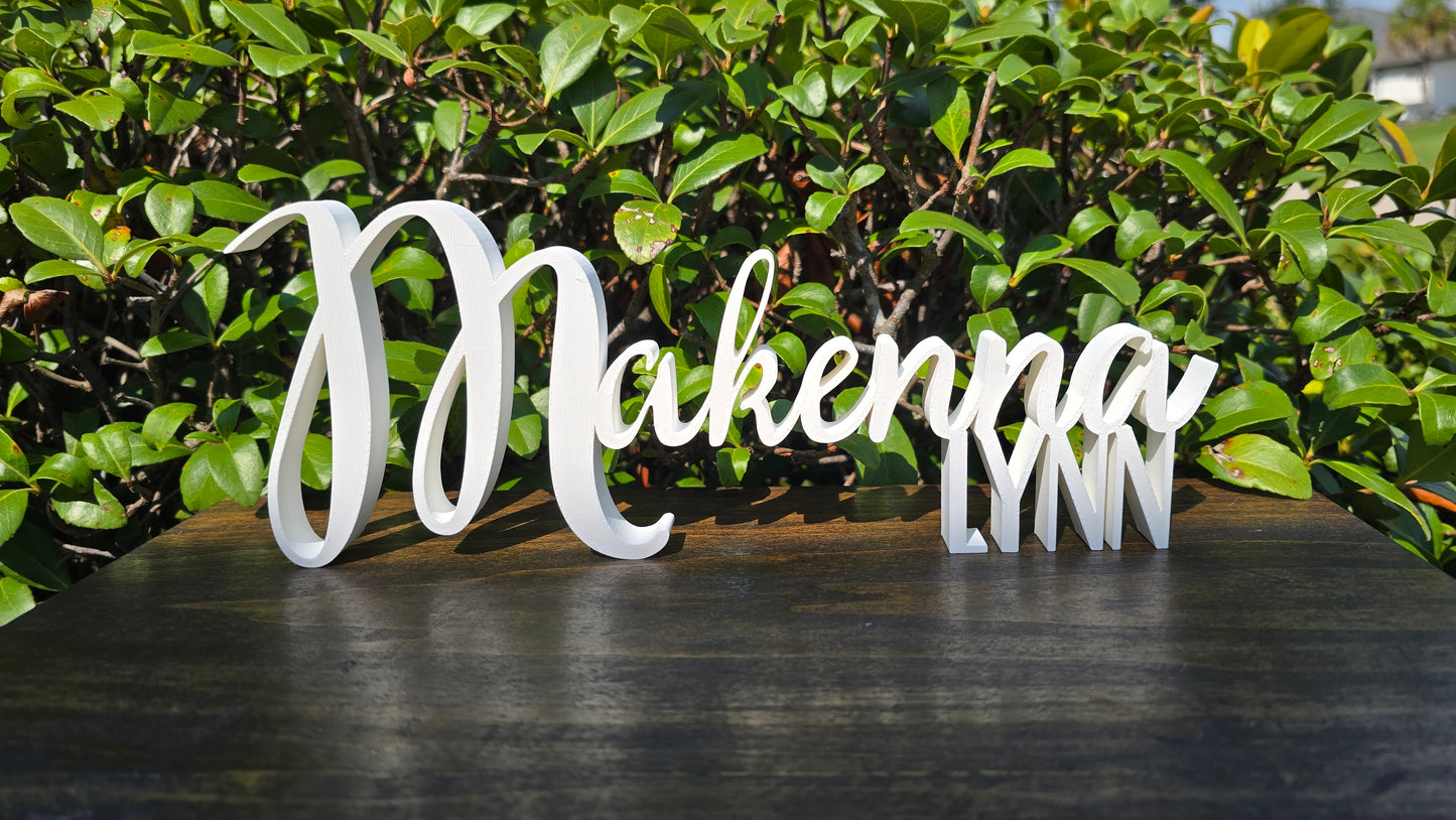 Custom Two Name Signs