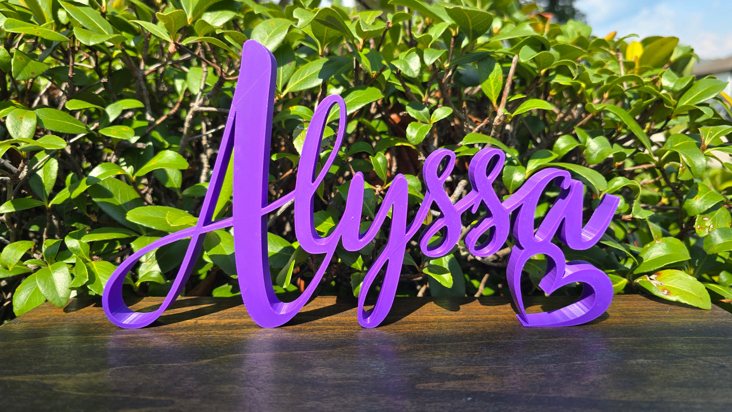 Custom Two Name Signs