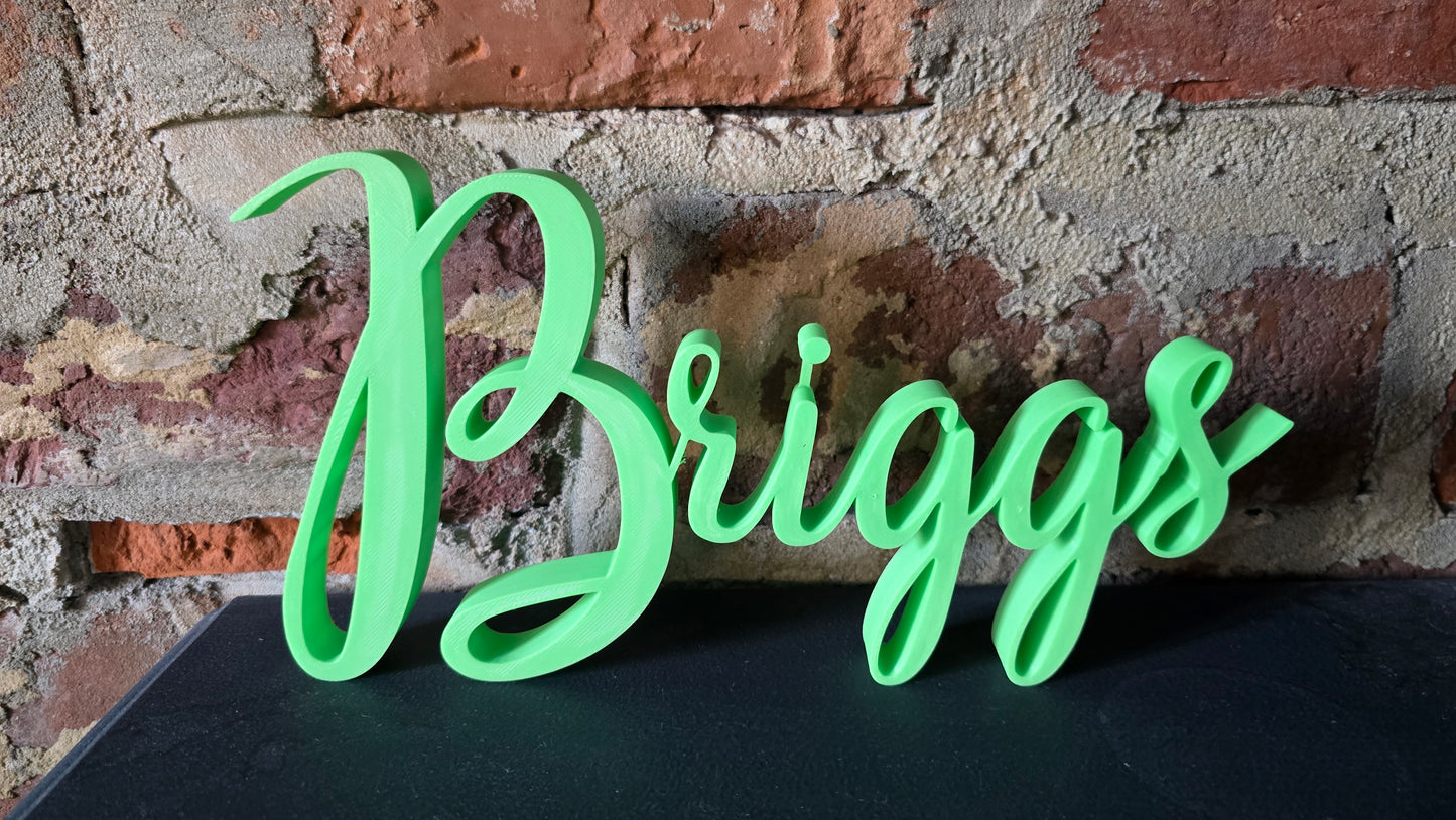 Custom Two Name Signs