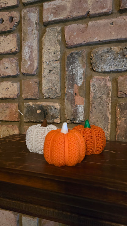 Pumpkin Tea Light Cover