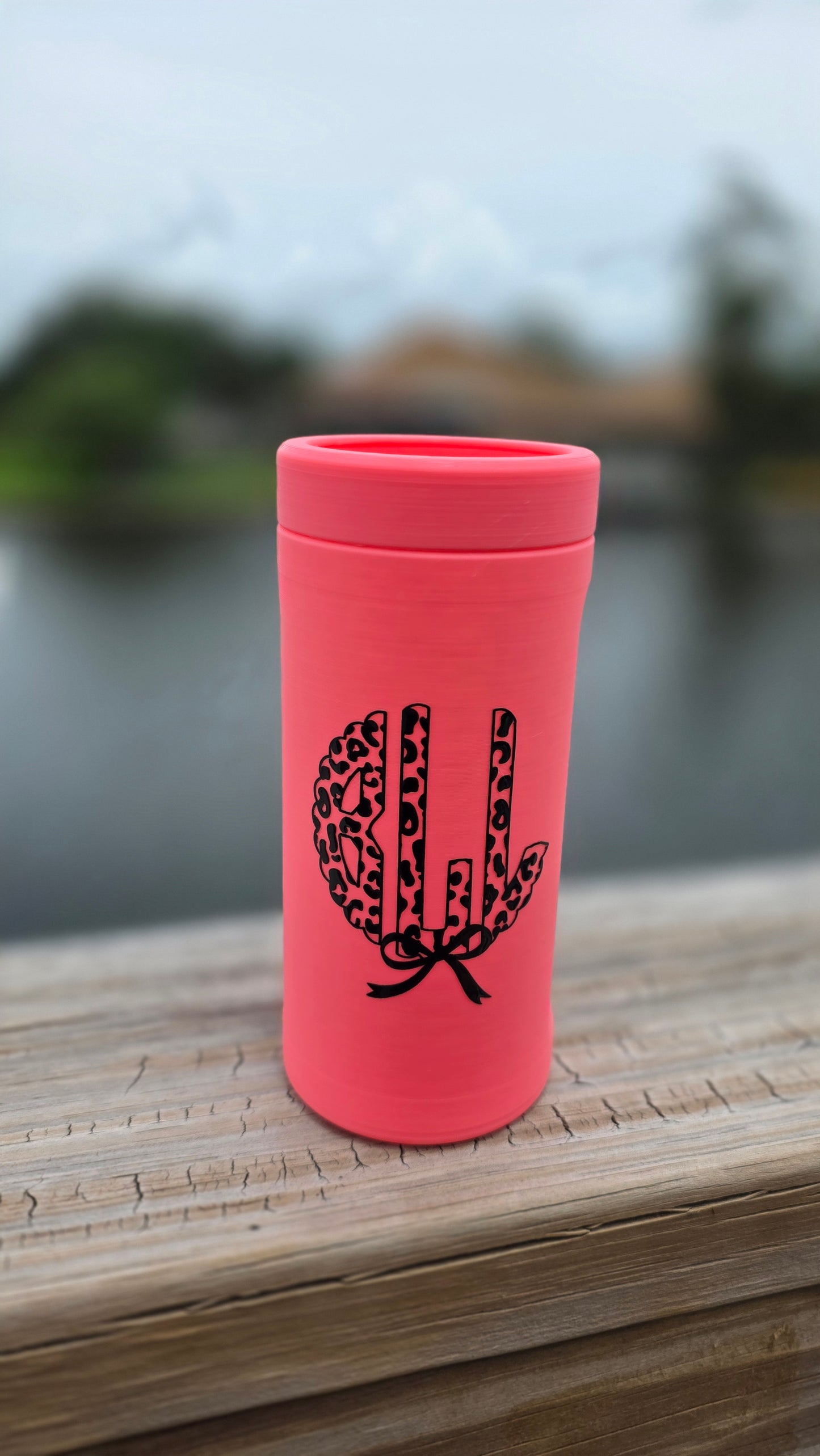 Monogram Slim Can Holder