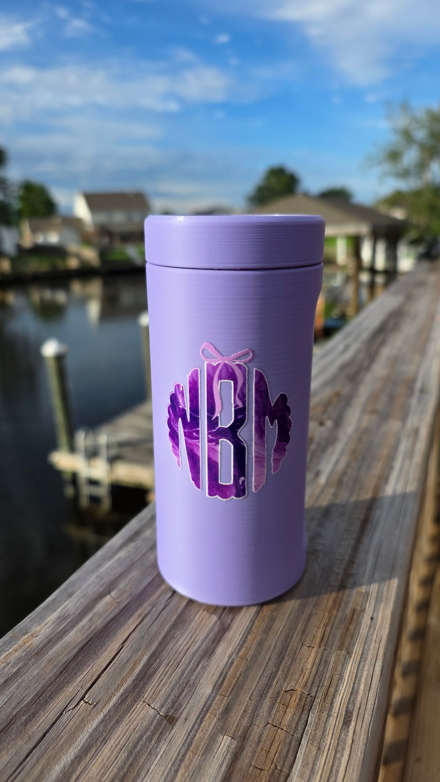 Monogram Slim Can Holder