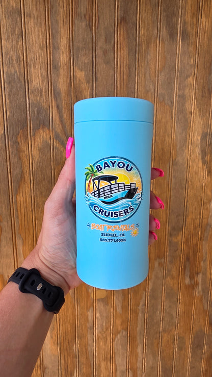 Small Business Logo Slim Can Holders