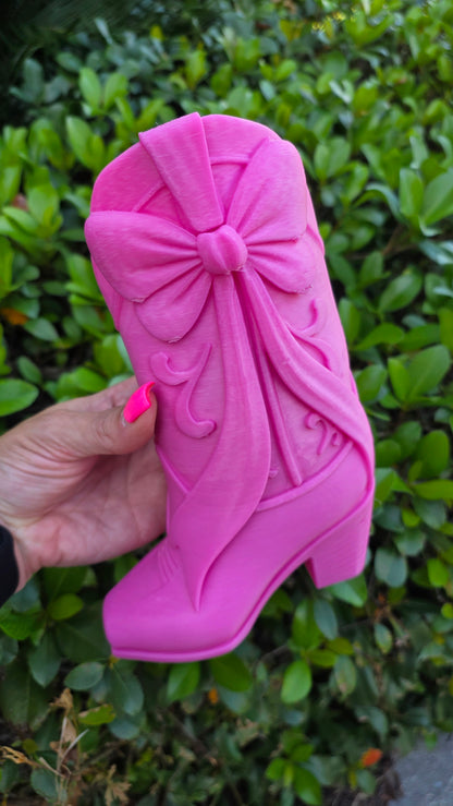 Cowgirl Boot Slim Can Holder