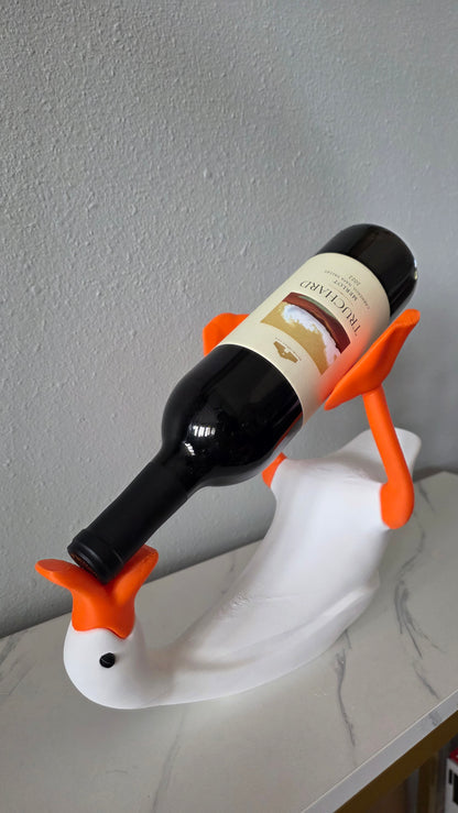 Goose Wine Bottle Stand
