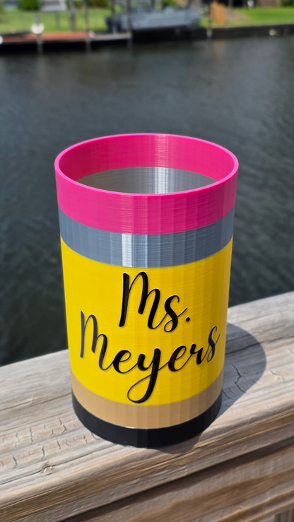 Pencil Cleaning Wipes Holder