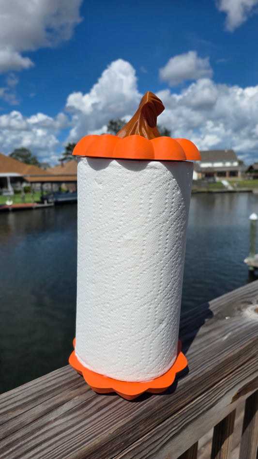 Pumpkin Paper Towel Countertop Holder
