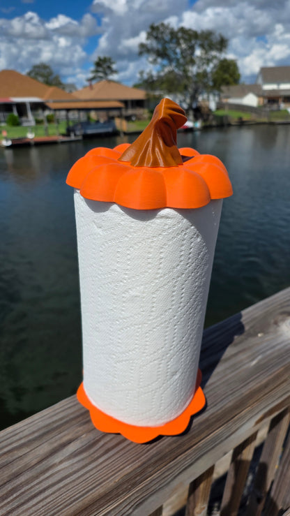 Pumpkin Paper Towel Countertop Holder