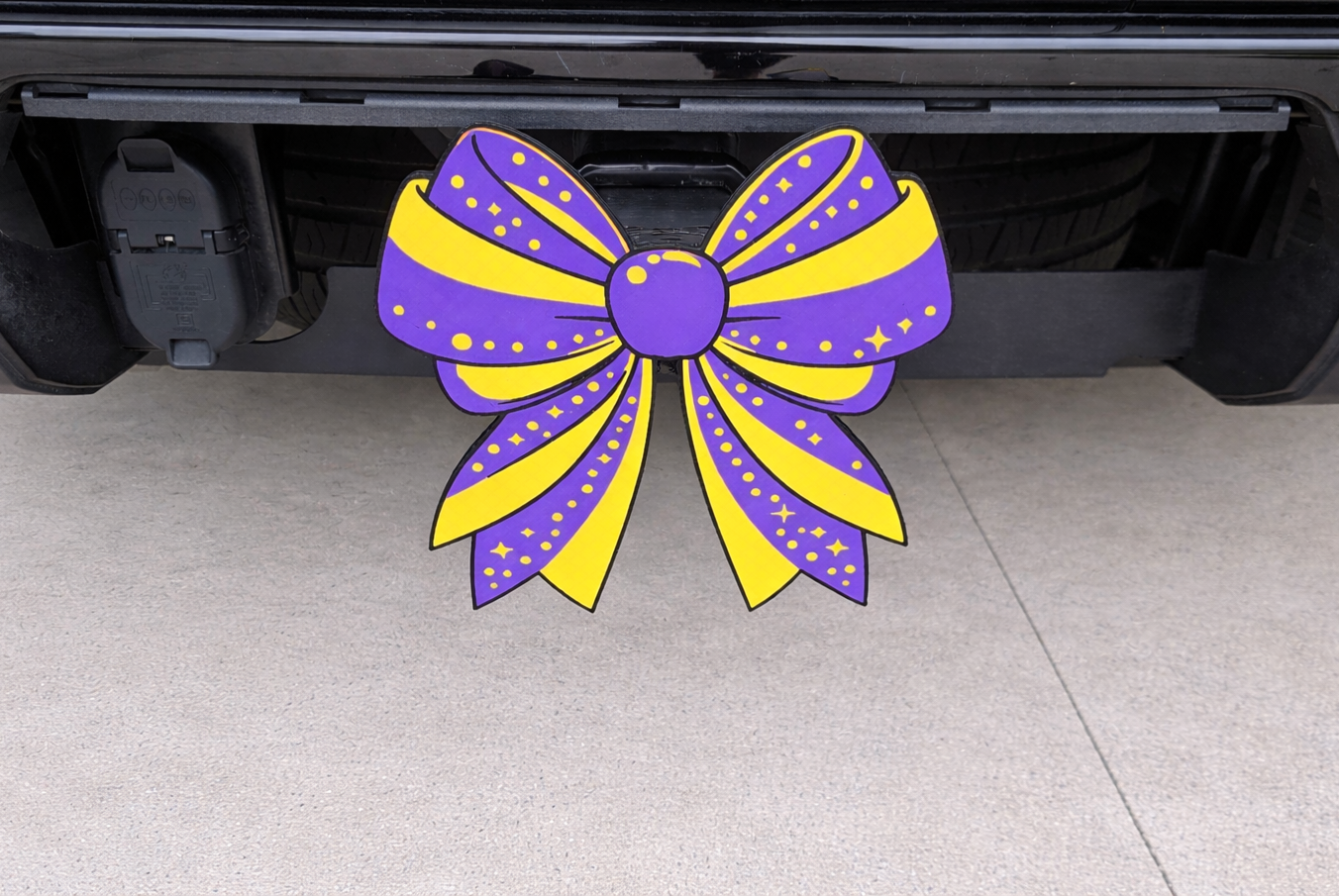 3D Printed Bow Trailer Hitch Cover