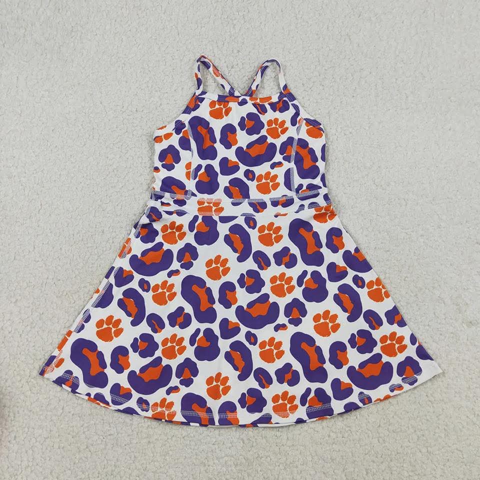Girl's Football Team Athletic Dresses