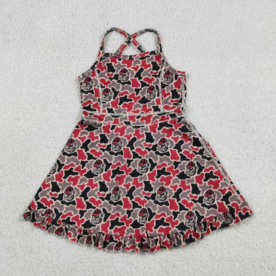 Girl's Football Team Athletic Dresses