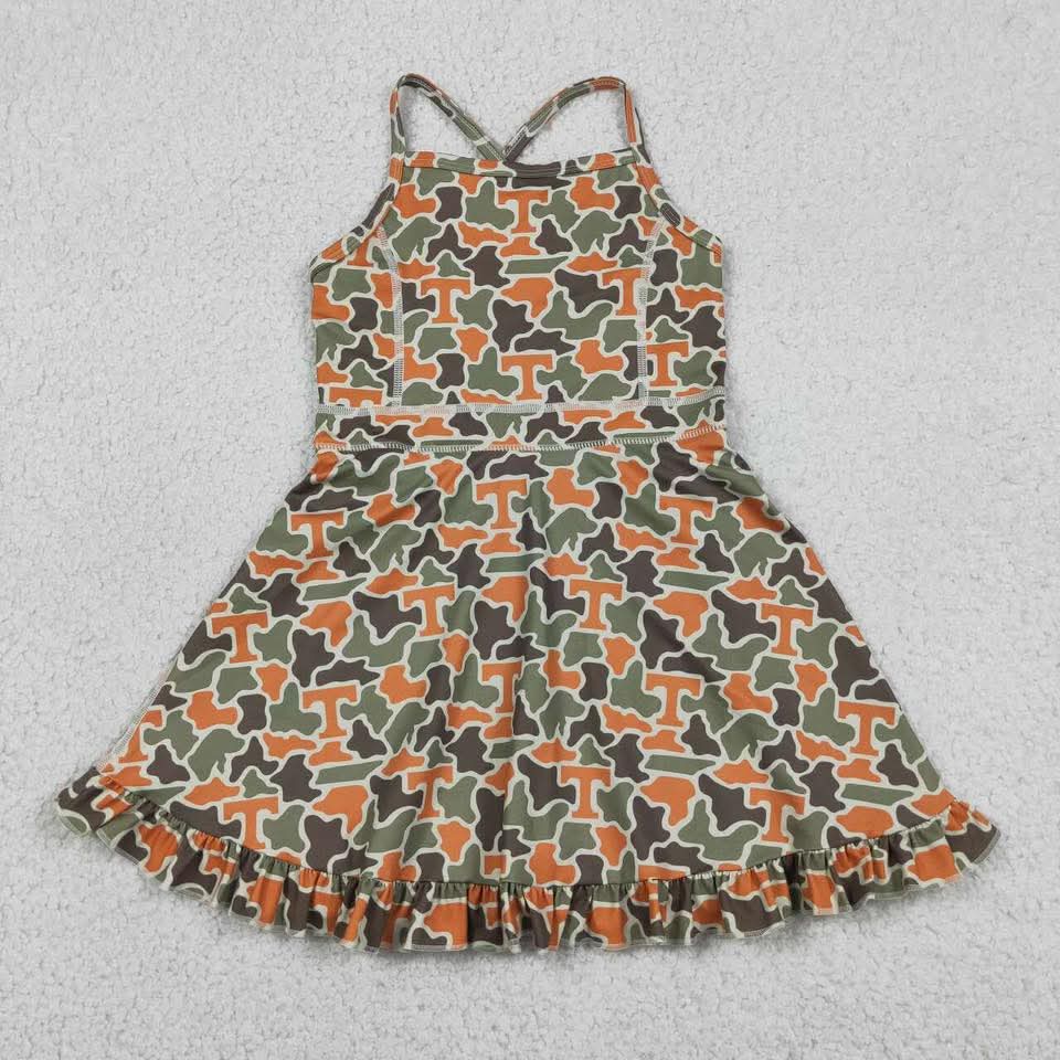Girl's Football Team Athletic Dresses