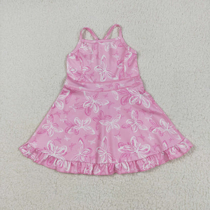 Girl's Athletic Patterned Dresses