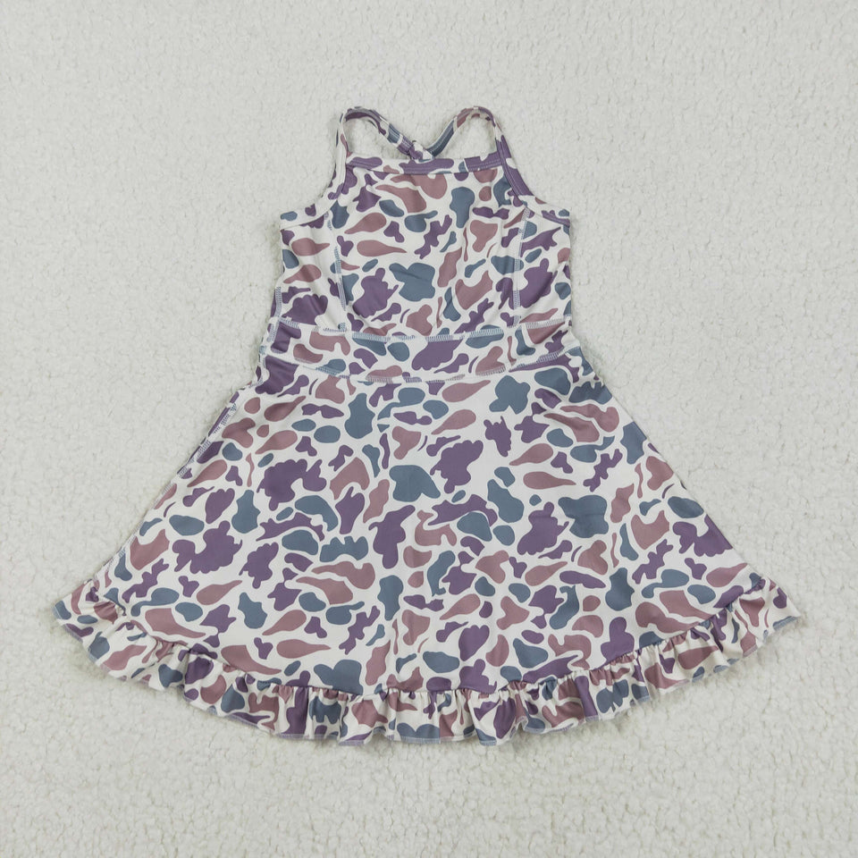 Girl's Athletic Patterned Dresses
