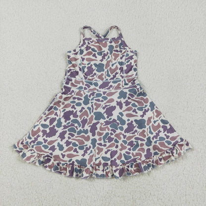 Girl's Athletic Patterned Dresses