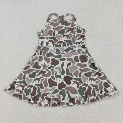 Girl's Athletic Patterned Dresses