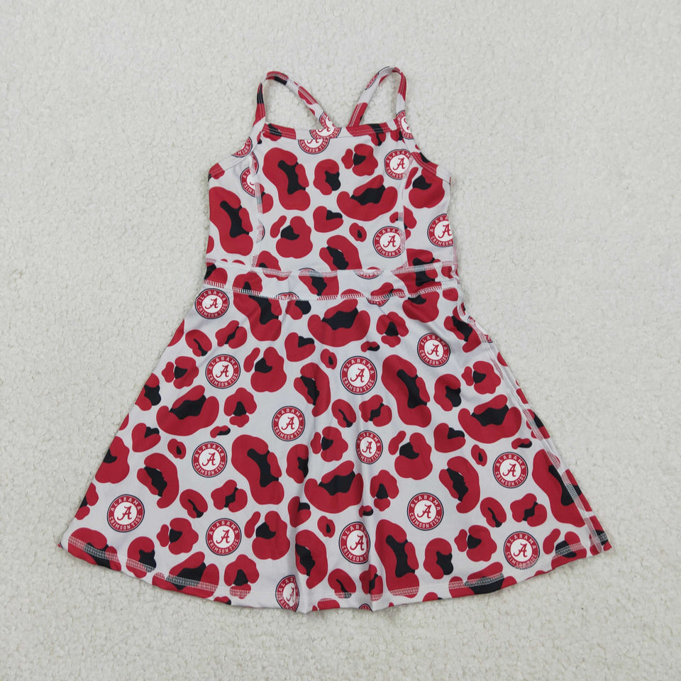 Girl's Football Team Athletic Dresses