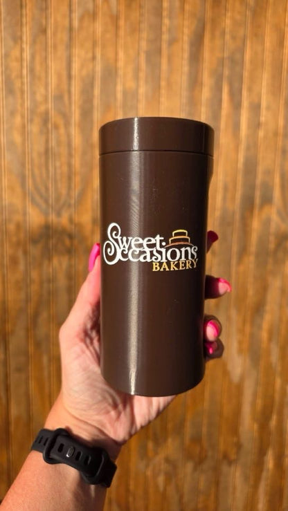 Small Business Logo Slim Can Holders