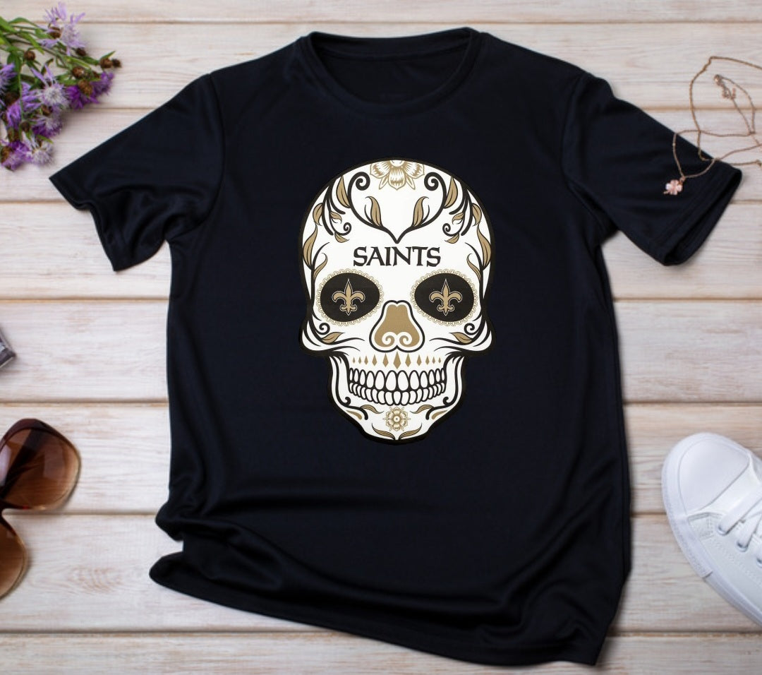 Saints skull graphic tee