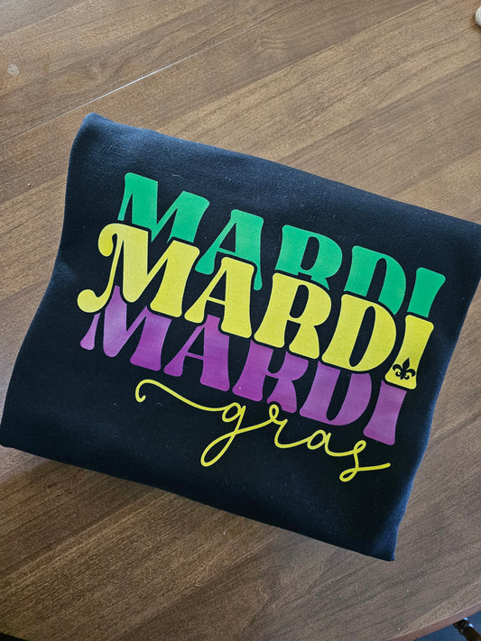 MARDI MARDI MARDI GRAS Graphic Tees